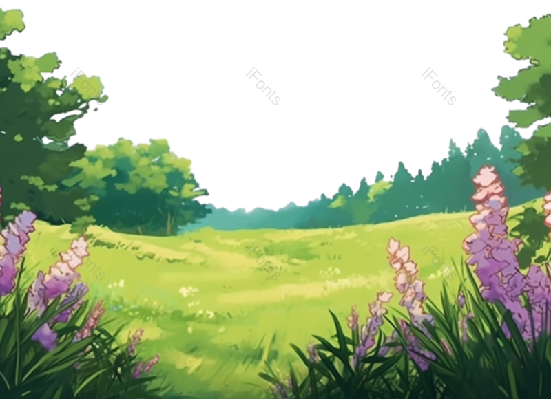 天空图片,户外元素,树木PNG,春游免抠素材
